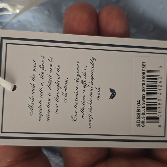 Light Blue Ruffle-Shoulder Tank & Pull-On Shorts Set - Kids - Picture 9 of 11